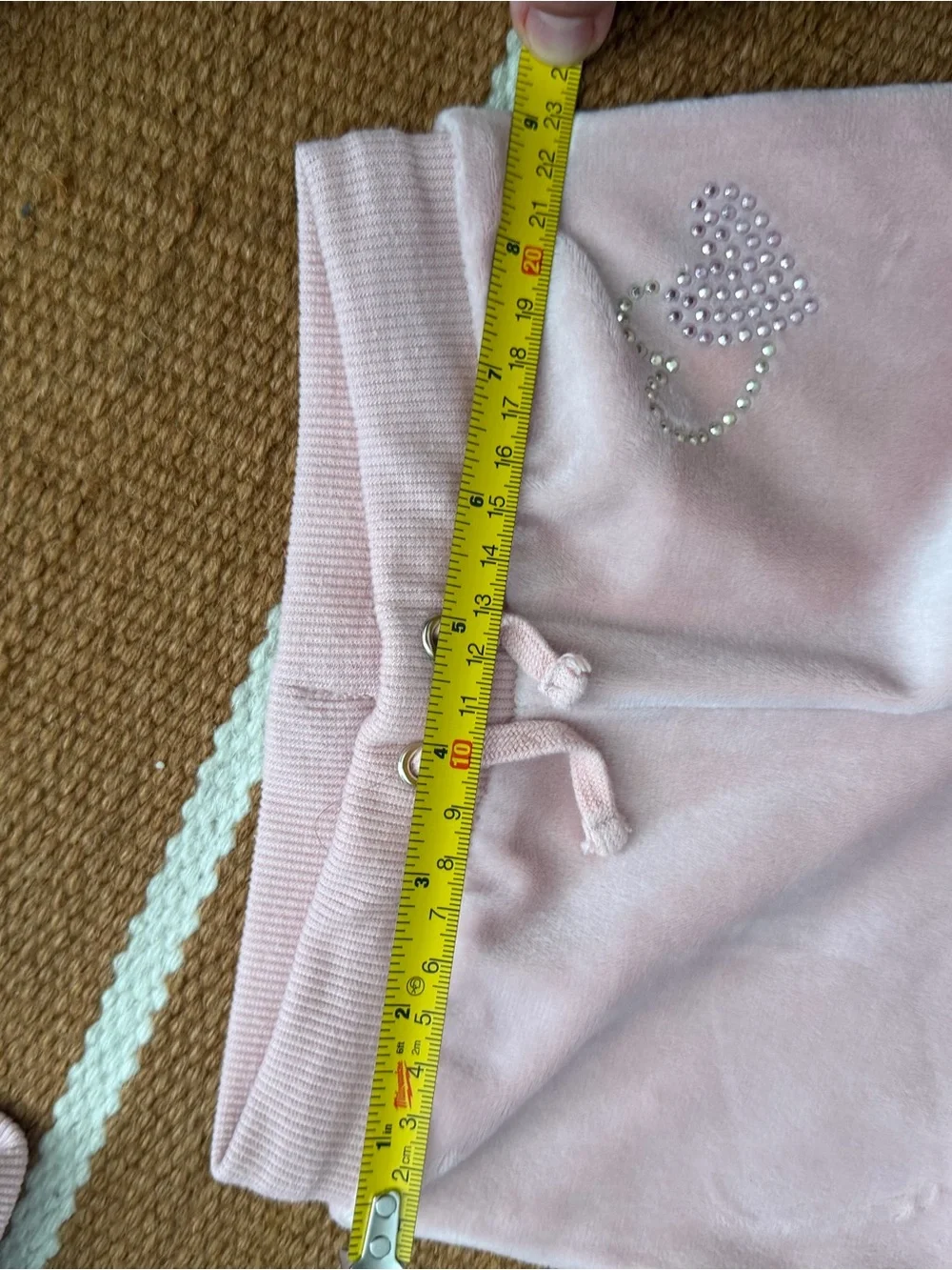 H&M Girls Velour 2-Piece Tracksuit Set – Pink – Size 4T